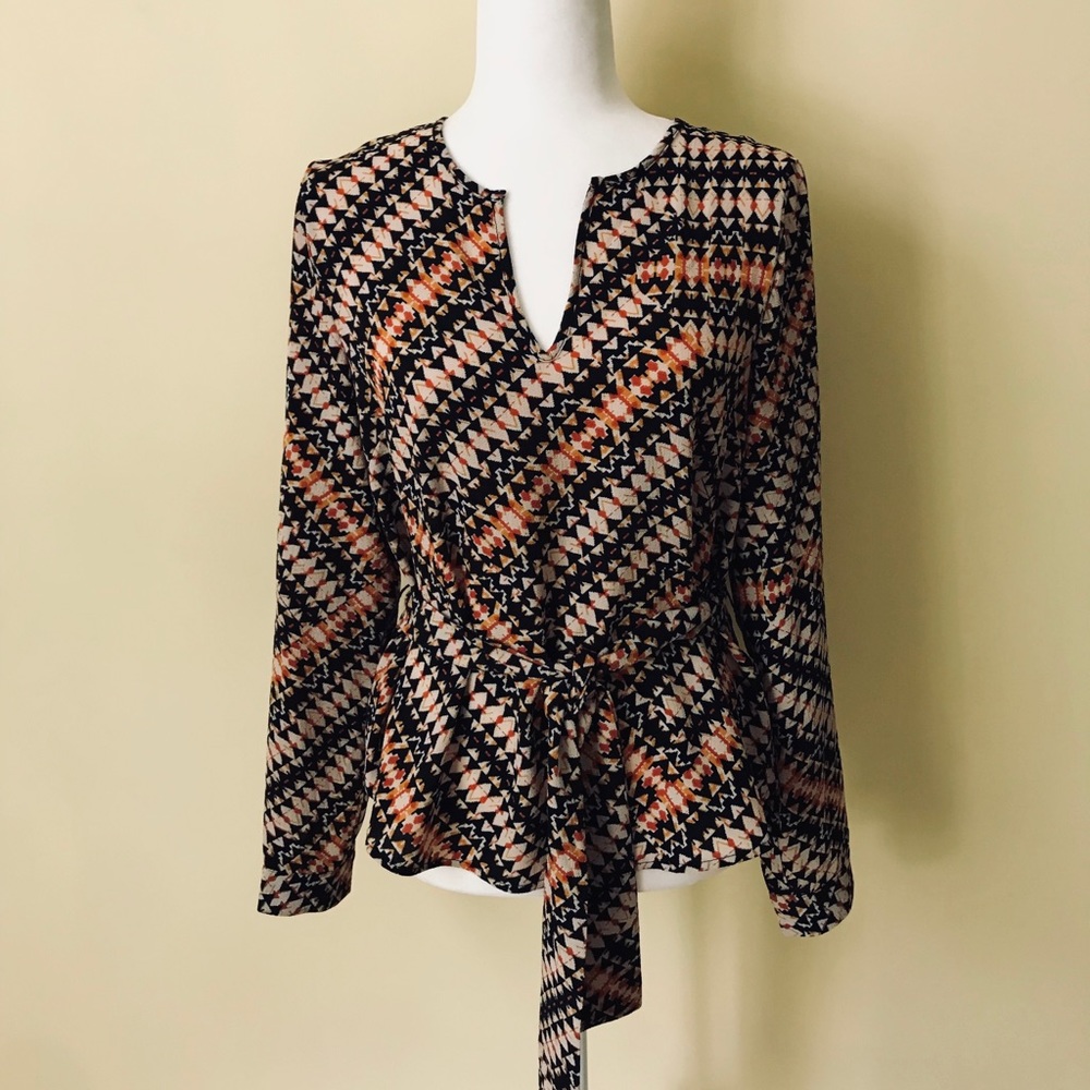 Lucy Paris | Printed Long Sleeve Top
